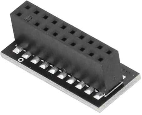Eujgoov Módulo TPM 2.0 Interfaz LPC, Módulo de Seguridad de Tarjeta Remota Componente Electrónico Placa de Seguridad de Cifrado de Tarjeta Remota de 20 Pines