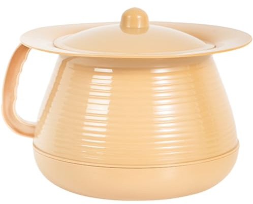 Chambre Pot 1,5 L SpitToon d'urinoir portable avec couvercle et manche de lits de crachage de maison d'hôpital avec pinceau Bode d'urgence Bucdet Urilation Reutilisable Dispositif pour la femme et le