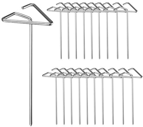 Brochetas de pollo para freidora de aire,Brochetas para freidora de aire, 20 piezas brochetas de carne para parrilla vertical, Palitos de brochetas de acero inoxidable, brochetas de carne de metal reu