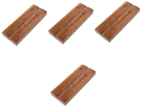 STOBOK 4 Sätze Holzlineal Papiergewicht Holz Vintage Briefbeschwerer Briefbeschwerer-Werkzeuge Papiergewichte Briefbeschwerer Für Kalligrafische Zeichnungen 2 Stück * 4