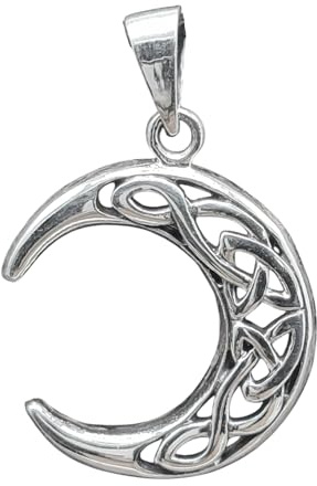 Kiss of Leather Anhänger Mondsichel aus 925 Sterling Silber Si. 475