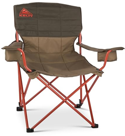 Kelty Deluxe Lounge Folding Camping Chair, Steel Frame (Bungee)