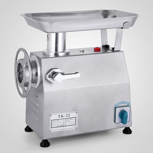 Heavy-Duty Stainless Steel Size 22 Electric Meat Mincer