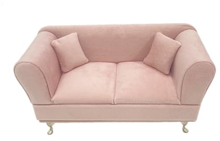Puppenhäuser im Maßstab 1:6, Sofa-Modell, Schmuckhalter für Puppen und Miniaturen
