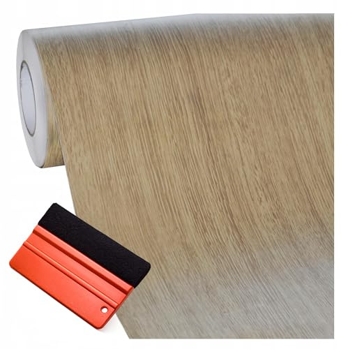 Solar Systems - Pellicola per Mobili Legno marrone chiaro 60x200cm | Pellicola adesiva multiuso, Decorazioni per l'Ufficio, Spessa e Testurizzata
