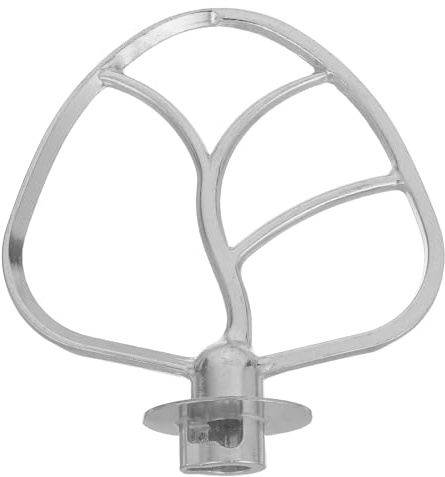 COLLBATH Kit de réparation pour robot pâtissier : fouet plat en acier inoxydable pour robot pâtissier à tête inclinable, bol mélangeur de 6 L (1,59 gal).