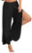 Hosen Damen Sporthose Yogahosen Sport Pumphose Haremshose Leichte Sommerhose Marlene Hose Schwarz 2XL
