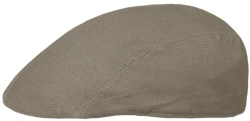 Lipodo Flatcap Schirmmütze Herren - Mütze in Einheitsgröße (55-60 cm) - Cap aus 100% Baumwolle - Schiebermütze Oliv