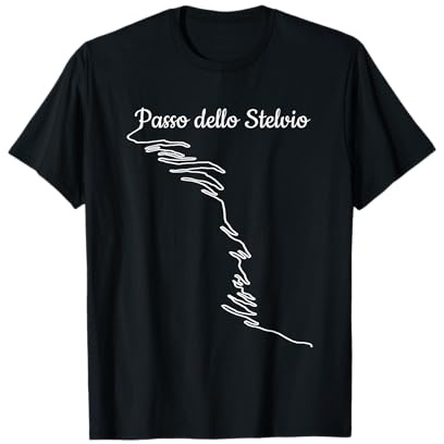 Passo dello Stelvio Bike Moto et cyclisme T-Shirt