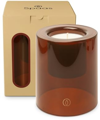 Spaas - Candela profumata Delight formato grande, 40 ore - Sunset Spark