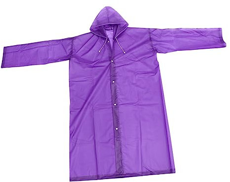 DOITOOL 1pezzi Poncho Trasparente Per Adulti Usa e Getta Leggero e Portatile Fatto Di Materiale Eva Sicuro Per Equitazione All Aperto e Giorni Piovosi