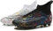 PiDaGlobal Zapatos de Fútbol Hombre Spike Aire Libre Profesionales Atletismo Calzado de Fútbol Training Botas de Fútbol Tacos de fútbol Zapatillas de Deporte Entrenamiento 36EU Negro 1 Blanco 1