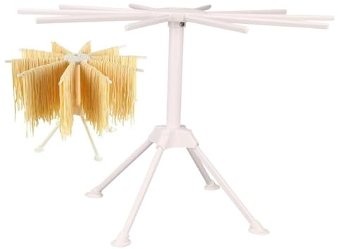 Generico Tendedero para pasta plegable, tendedero para espaguetis frescos hechos en casa, tendedero para espaguetis, soporte para espaguetis, perchero para espaguetis caseros para casa