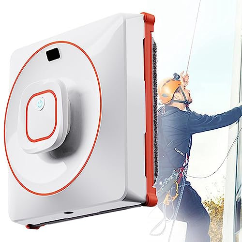 2500pa Automatic Water Spray Robot Window Cleaner,Robot Window Cleaner, Remote/70ml Water Tank/3 Mode Smart Glass Cleaning Robotic