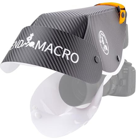 Guage - Difusor de Macro (tamaño Grande, tamaño III), diseño Plegable para fotografía Macro, Adecuado para Objetivos de 100 mm - 105 mm, Flash softbox para Insectos, Flores y Detalles