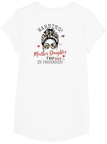 Mutter-Tochter-Wochenende 2025 Warnung: Mädchenreise im Gange T-Shirt