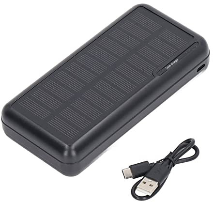 Solar Power Bank 30000MAH Hochkapazität Tragbares Ladegerät für Outdoor -Abenteuer