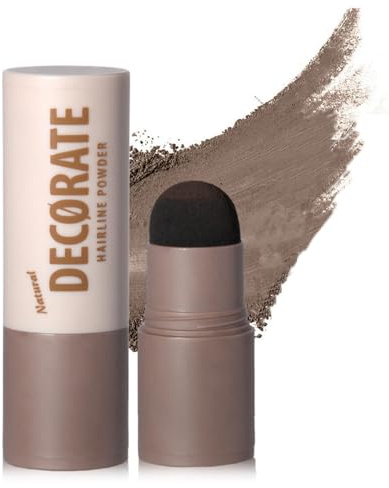 Root Cover Up Powder Dark Brown, Waterproof Hairline Concealer For Grey Roots Coverage, Long-Lasting Thinning Hair Receding Hairline Touch Up Powder, Easy Blending