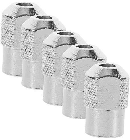 Operitacx 5pcs Grinding Nuts Durable Silver Fastening Nuts for Electric Wrench Accessories Versatile Multi Functional Use for Electric Tools
