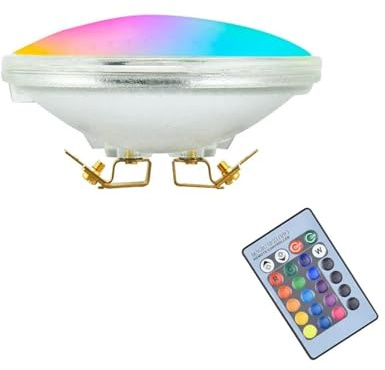 YXZKJZJ Lampe de piscine LED RGB G53 PAR36 9 W, 111 mm de diamètre, module d'éclairage PAR36 coloré sous-marin, éclairage paysager étanche pour intérieur et extérieur(Warm White)