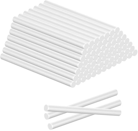 Astrumdex Batons de Colle Chaude 100 x 7mm, Lot de 200 Bâtonnets Transparents pour Pistolet à Colle Chaude, Idéal pour Bricolage et Artisanat