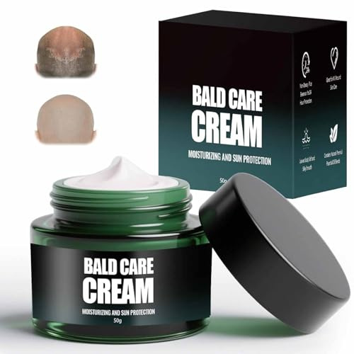 Crème nourrissante pour la calvitie, soin du cuir chevelu, hydratante et réparatrice, effet anti-brillance naturel et soin du cuir chevelu pour les personnes souffrant de calvitie pour les hommes (1)