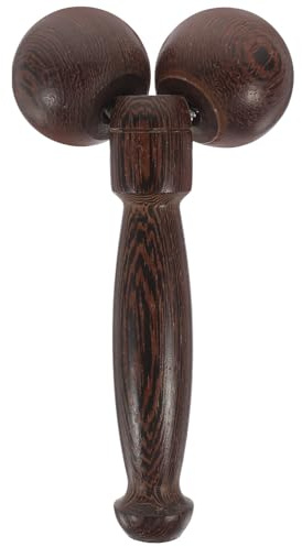 Baluue Gesichtsmassageroller aus Braunem Holz zur Entspannenden Hautpflege für Gesicht und Rücken mit Erfrischender Wirkung und Ergonomischem Design