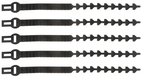 YARNOW Bridas de Goma Ecológicas para Ramas de Árboles Frutales 5 Piezas 45x2x0,5 Cm Correas Flexibles para Atar y Soportar Plantas Jardín Exterior Patios