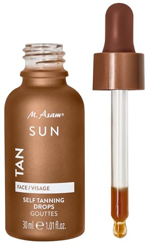 M. Asam Sun Self Tanning Drops (30ml) | Self Tanning Drops Für Natürliche Bräunung, Selbstbräuner Gesicht Mit Gleichmäßigem Teint