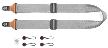 Peak Design Slide pour professionnelle sans miroir caméra Sling Sangle, gris (SL-AS-3)