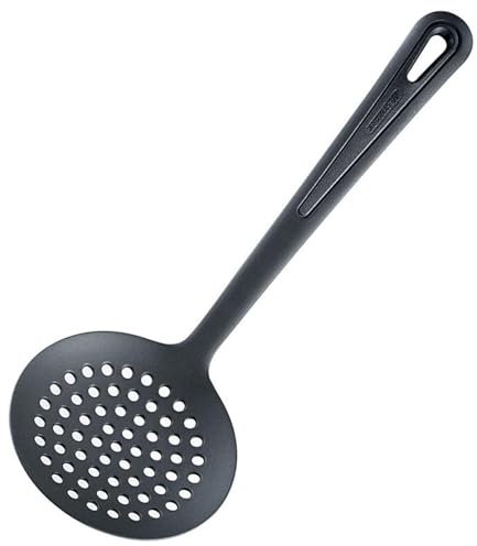 Westmark Schaumlöffel, Hitzebeständig bis 270 °C, PPA, Länge: 32,2 cm, Gentle Plus, Schwarz, 28502275