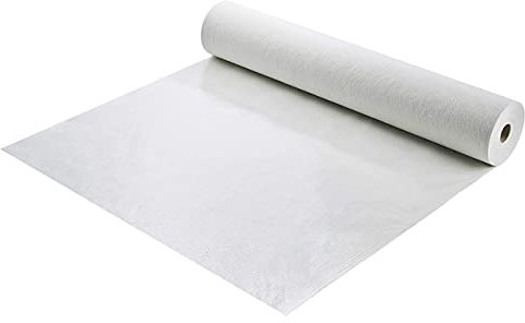 Team Direkt Schutzvlies selbsthaftend | Abdeckvlies | Malervlies | mit Folie | mehrfach verwendbar | 1 m x 50 m | 180 g/m²