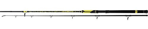 Black Cat Premium Welsrute Perfect Passion Spin Angelrute Spinnrute Wels Angeln Wallerrute Wurfgewicht 60-200g, Schwarz-Gelb, 2,70 m
