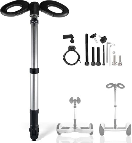 GLDYTIMES Lenker für Segway Ninebot S Smart/Mini PRO/Mini Lite Self-Balance Scooter Hoverboard Verstellbarer Lenker Ständer Release Knie Druck 3-in-1 Self Balance Hoverboard Bar (nur Lenker)