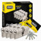 GERCAR Pro+ Set 4x serratura a cilindro/cilindro della porta 90 mm con funzione di emergenza e pericolo, protezione antiperforazione, 4x cilindro 45/45, con 10 chiavi, Lunghezza 90 mm, A:45 B:45