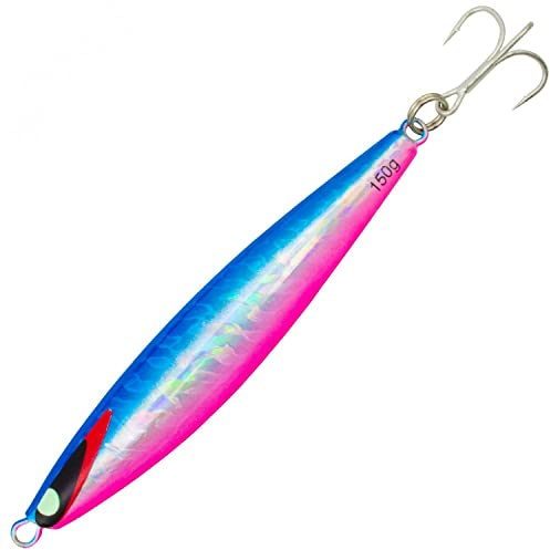 Team Deep Sea Super Glow High Tech Pilker 150g - Blau/Pink/Glow - 1 Stück | Pilker