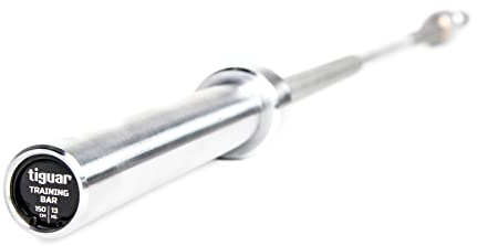 TIGUAR Training Bar 150 cm TI-WG0004 Sportstange, Silber (Silber), Einheitsgröße