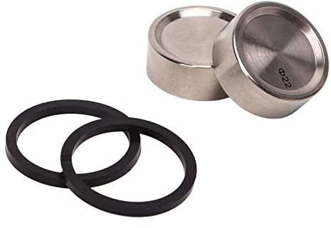 Drfeify Bicycle Disc Brake Caliper Piston, Titanium Alloy, 2-Piece Set, Compatible with XT SLX