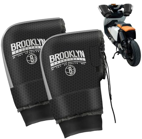 Manguitos para manillar de motocicleta | Guantes para moto de nieve a prueba de viento | Guantes impermeables para manillar, guantes térmicos de invierno para bicicleta eléctrica, para moto, scooter