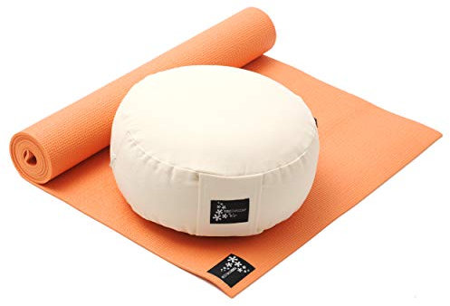 Yoga-Set Starter Edition - Meditation (yogamatte + Kissen) Mango