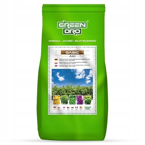 GREEN ORO BASIC AKI 5KG Engrais d'automne pour laurier-cerise, buis, catalpa et toutes les plantes calcicoles