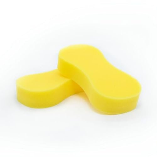 3 Autoschwämme, Schwamm Fliesennahtschwamm groß, Autoschwamm Lackschutz, super saugfähig, Reinigungsschwamm, Autowaschschwamm, 21,5 * 10,5 * 4 cm