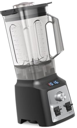 Matybobe Cuisine 2L BPA Tritan Conteneur Haute Vitesse Cruche Mélangeur Smoothie Maker 2000W Puissant 8 Lames 30000 Tr/min Mélangeur Mélangeur Professionnel (eu)