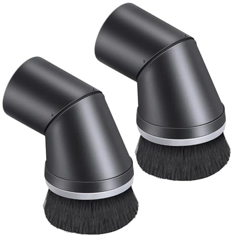 2 Pack Rotating Dusting Brush ， Compatible for Miele， C and S Series, 35mm SSP-10, 07132710, Vacuum Cleaner Dust Brush