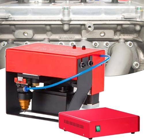 Macchina per marcatura pneumatica portatile, Macchina per marcatura a micropercussione,Profondità di incisione 0,01-1 mm, per il numero di telaio adatto alla carrozzeria della motocicletta TypeF