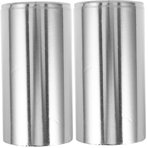 TOVINANNA Feuilles Suffisantes à pour Plusieurs Déchirer Utilisations Outils Enlever le Vernis Ongles Gel en Aluminium Argentées, Faciles Retrait du Vernis à Domicile