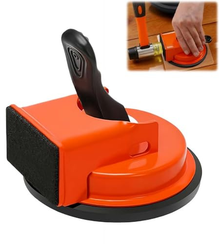 Herramienta de fijación de huecos de suelo laminado, agarre de ventosa ajustable para madera, azulejos, instalación y reparación de suelos de vinilo, fijador laminado resistente, herramienta de agarre