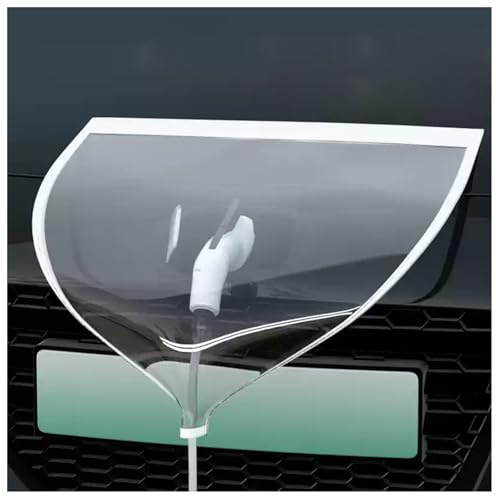 Magnetisk EV laddare portskydd, transparent snösäkert regntätt utomhus laddningsport skydd för elfordon