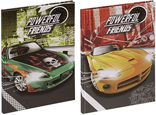 Freundebuch Powercars - 60 Seiten, sortiert
