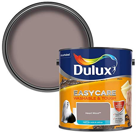 Dulux Easycare Washable & Tough Matt Emulsion Paint - Heart Wood - 2.5L